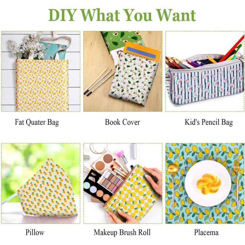 12 шт., комплект хлопковой лоскутной ткани ручной работы «сделай сам», фруктовый узор для рукоделия, скрапбукинга, художественного шитья