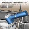 Набор электрических чистящих щеток, портативный беспроводной электрический вращающийся скруббер, водонепроницаемый, 3 скорости, цифровой