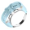 Чехол+Ремешок для Samsung Galaxy Watch 7 6 5 4 40 44мм Силиконовый Ремешок Защитная Крышка-Бампер из ПК для 6 Classic 43 47мм Спортивный Браслет