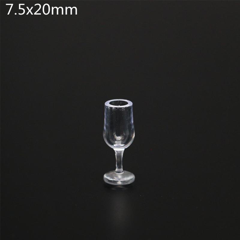 10 шт. мини-чашка для красного вина, имитация мебели, бокал для вина, кубок, декор для кукольного домика