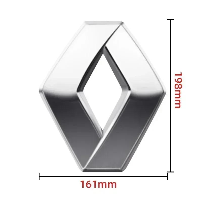 For Renault 2026 New Hub Caps ABS Car Modification Logo Sticker Car Hood Front Bonnet Grill Rear Trunk Decal For Renault Clio 4 