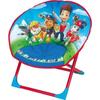 Foldable Moon Chair for Child - FUN HOUSE - Paw Patrol - Blue and Red - Dimensions L 52 X D 45 X H 48 Cm