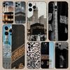 Чехол для телефона Masjid al-Haram для iPhone 16,15,14,13,12,11,Pro,X,XS,Max,XR,Plus,Mini Мягкий черный чехол