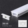 0,5/1 м Напольный светодиодный алюминиевый профиль Сильный утолщенный встраиваемый в пол канальный светильник для ПК Крышка для домашнего коммерческого линейного освещения