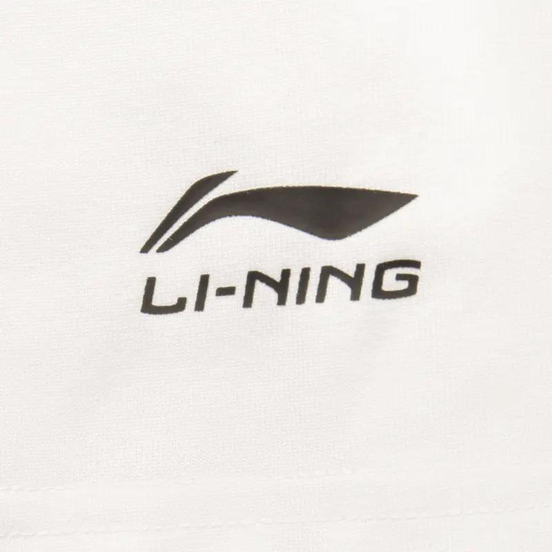 Li-Ning Удобный Модный Простой Универсальный Дышащий Свитшот с Круглым Вырезом и Короткой Рукавой Повседневный Спортивный Костюм Унисекс Спортивная Одежда AHSV291-1+AKSV291-1