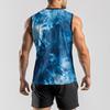 Мужская мода принтованный спортивный повседневный жилет без рукавов