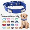 Adjustable Bone Jewelry Dog Collar with PU Leather Leash - Hot Selling Collar