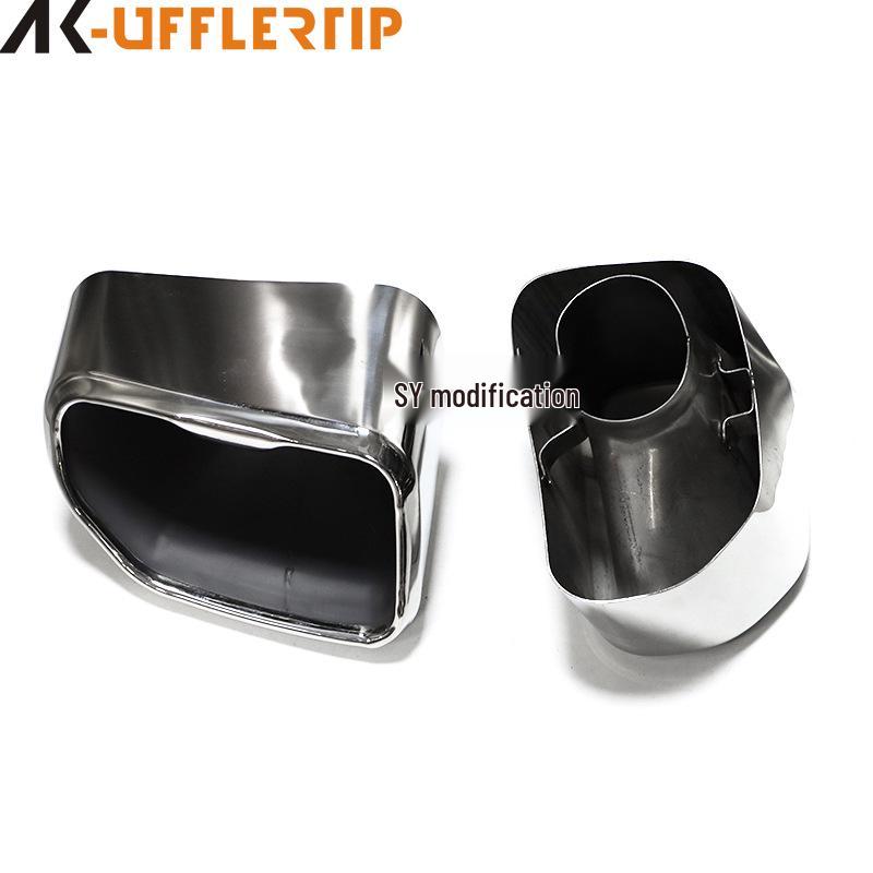 BMW X3/X4 (2018-2021 гг.) Модификация черной квадратной выхлопной насадки