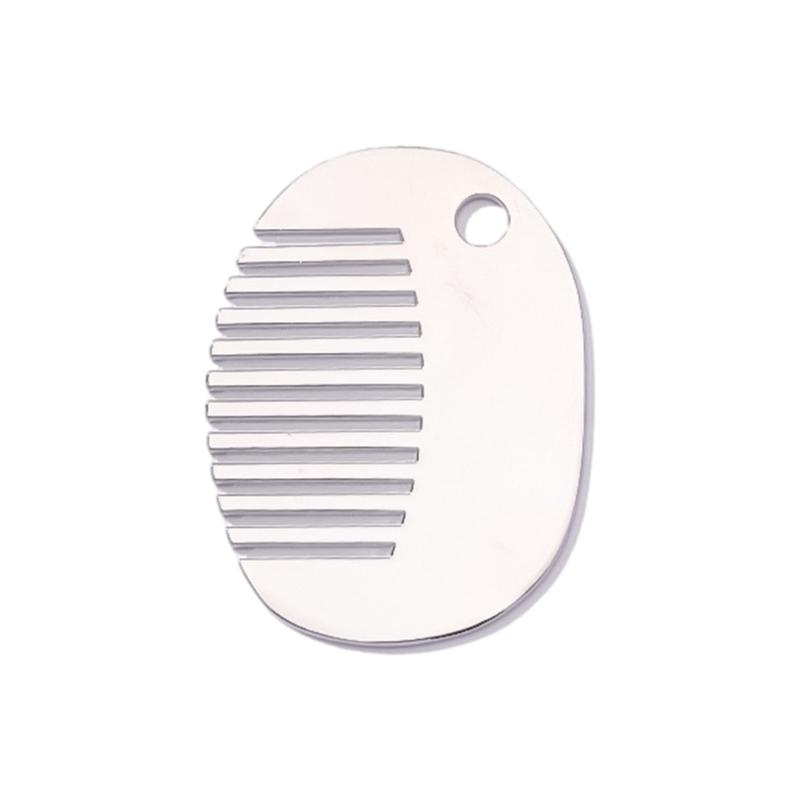 Модное мини-ожерелье-подвеска в виде расчески, портативная расческа для стильных женщин, инструмент для ухода за волосами, уникальные аксессуары