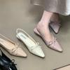 Fashion Summer Fashion Butterfly-knot Women Sandals Shallow Slip On Slingbacks Ladies Casual Dress Street Style Flats Shoes