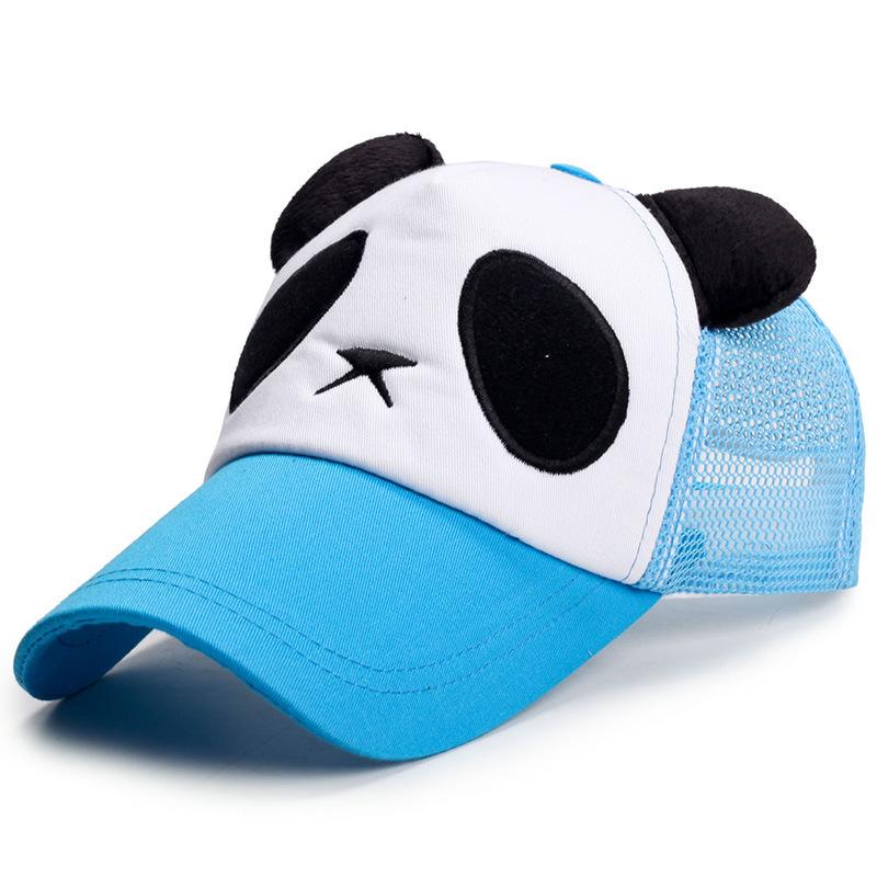 ZEXIN Cute Panda Baseball Cap Summer Sunscreen Sun Hat Fashion Trucker Cap Men and Women Net Cap