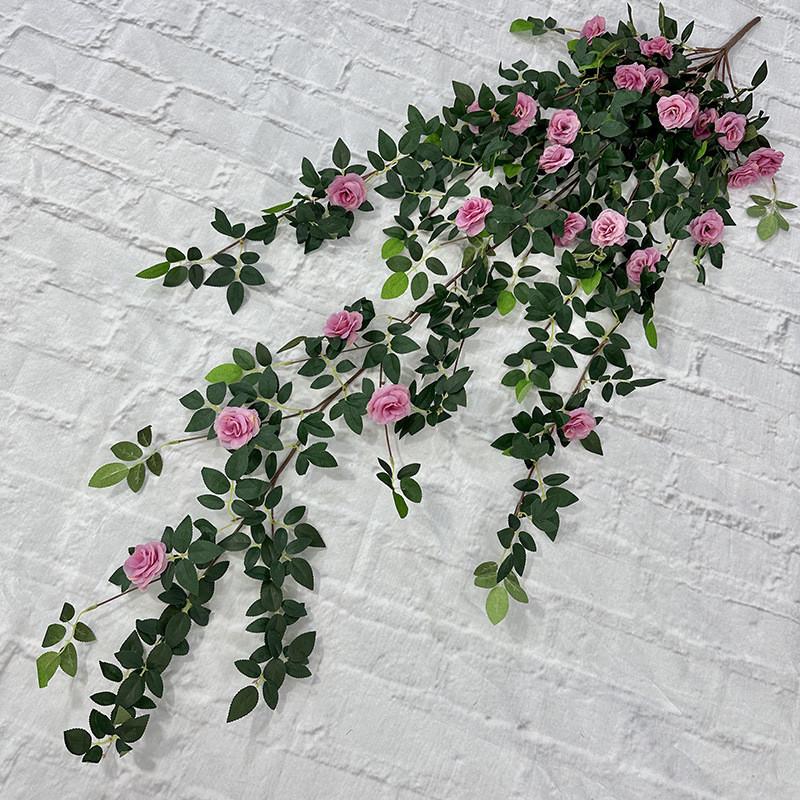 Любовь Лотос 12 веток Роза Настенное украшение Свадебный декор С шелковыми цветами Для дома и мероприятий