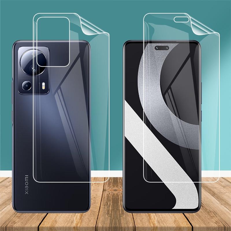 Ультратонкая гидрогелевая пленка для Xiaomi 13 Lite/12 Lite NE 5G 6,55 "прозрачная мягкая ТПУ передняя задняя защитная пленка на полное покрытие