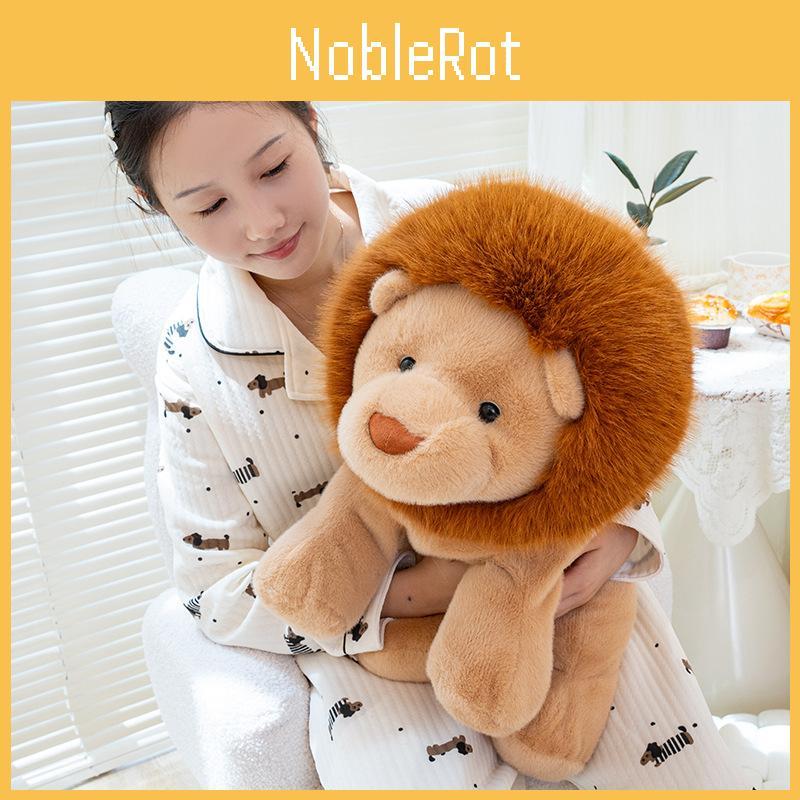 Plush Lion Cartoon Toy For Children Soft Sleep Companion Festival Gift Doll
