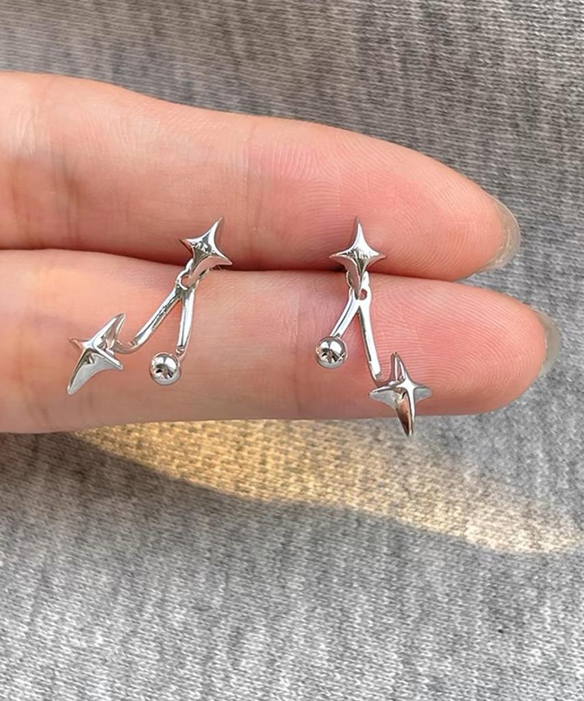 Серебряные серьги Хейты Серовой