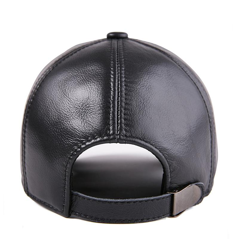 Зимняя мужская бейсболка на открытом воздухе из искусственной кожи, шляпа для гольфа, водонепроницаемая ветрозащитная спортивная кепка