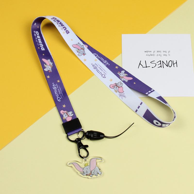 Cartoon Mobile Phone Lanyard, Cute Pendant, Wide And Flat Braided Belt, Lanyard, Key, Badge, Card Cover, Neck Lanyard.