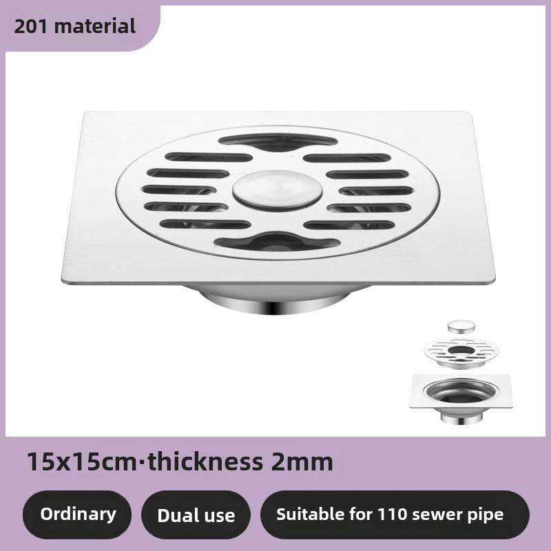 304 Нержавеющая сталь дезодорант сливной напольный для ванной комнаты и стиральной машины