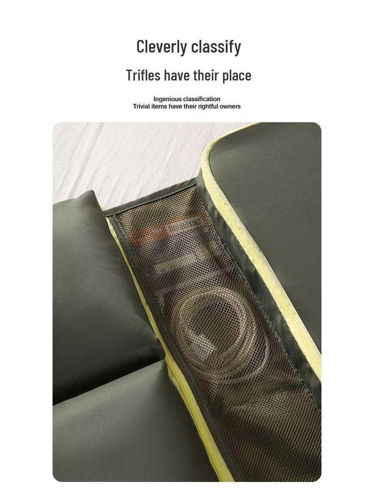 Набор дорожных сумок 7-в-1 - Большая вместимость, многосекционный органайзер для одежды и мелочей