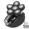 Electric Head Shavers Waterproof 5 In 1 Wet Dry Grooming Kit with 6 Rotary Blade Heads for Bald Men