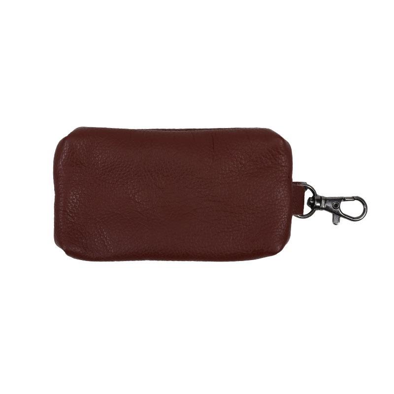 Кошелек-органайзер для ключей от машины для мужчин и женщин, компактный чехол на молнии для ключей, ключница