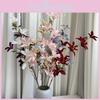 Long Stem Silk Zephyr Lily Artificial Flower For Wedding Decor Home Styling
