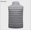 Высококачественный бесшовный легкий жилет из утиного пуха для мужчин и женщин – весна/осень
