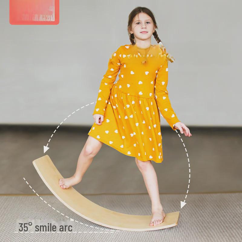Wooden Double Interactive Indoor Seesaw for Child Sensory Training