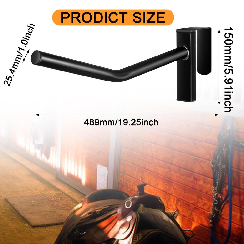 2 шт. Органайзер для седла, Съемная сверхпрочная стойка, Одинарная перекладина для конного спорта