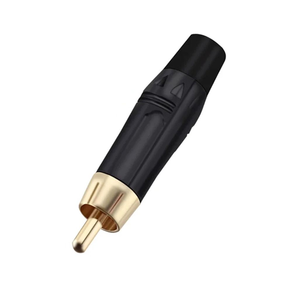 Plating Electrophoresis RCA Audio Video Plug Connector Musical Sound RCA Plug