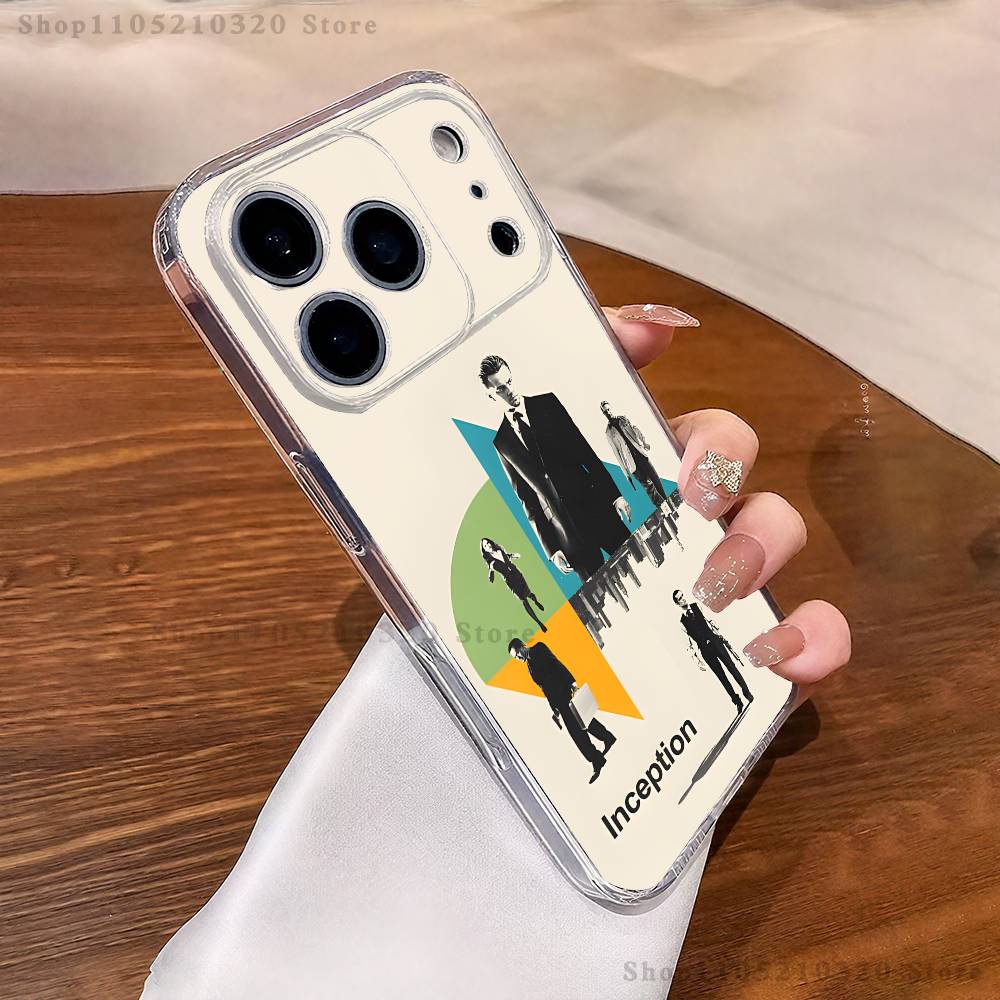 Чехол для телефона с изображением фильма «Начало» для iPhone 17, 16, 15, 14, 13, 12, 11 Pro, Max, Plus, XR, Mini, E, прозрачный, с полным покрытием, мягкий
