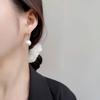 Pearl Earrings Elegant French Retro Earrings Suitable for New Year's Earrings for Women