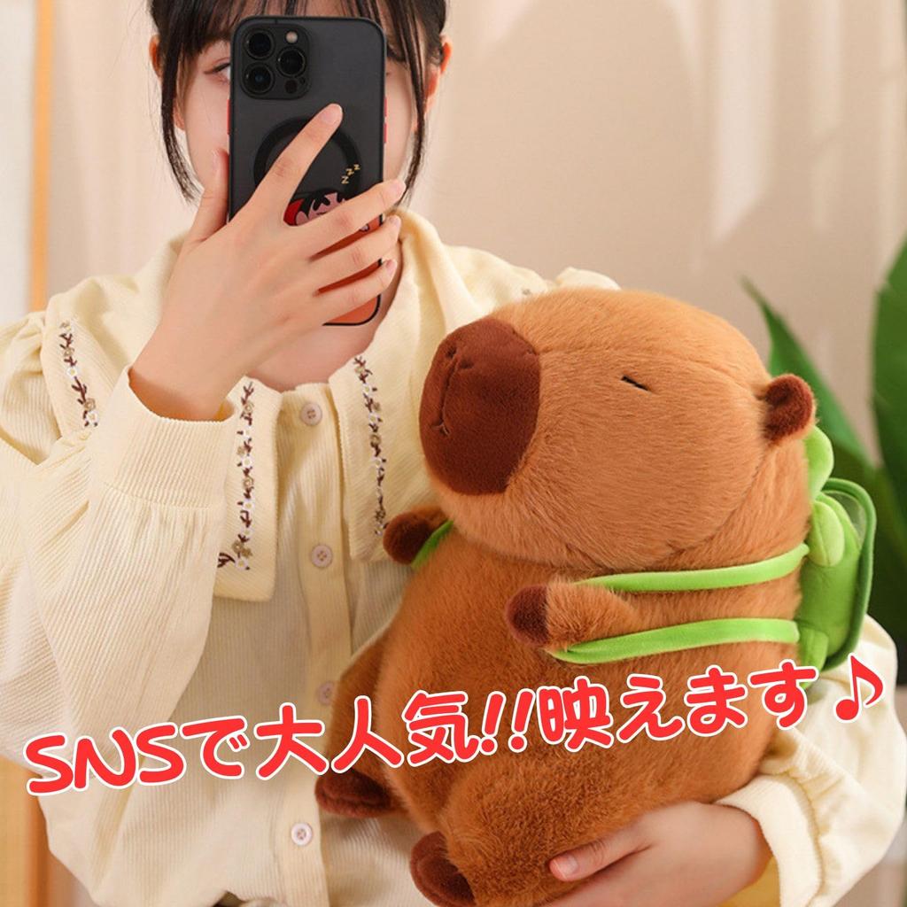 Прыжок Гусеница Капибара Плюшевая игрушка Милое животное (Черепаха 22см)