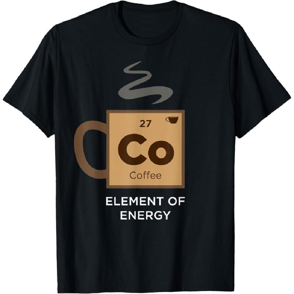 COFFEE Element of Energy Funny Periodic Table of Elements T-Shirt