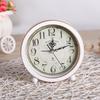 Retro Alarm Clock: European-Style Fashion & Personality Creative Silent Metal Bedside Desk Clock for Students