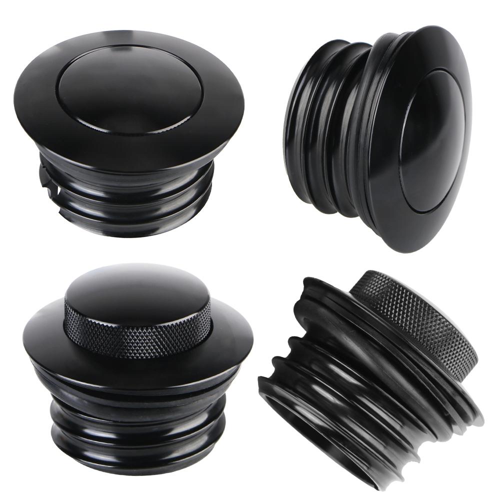 Аксессуары для мототехники Pop-Up Dyna FXD Softial Fat Boy CVO для Harley Sportster XL883 XL1200 CNC алюминиевый хром черный мотоциклетный масляный бак крышка бензобака