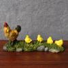 Ornaments Home Decoration Hen Chick Models Micro Landscape Chicken Family Figurines Farm Poultry
