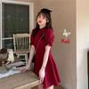 Short Skirt Cheongsam Chinese Knot Button Traditional Chinese Clothing Women Chi-pao  Summer
