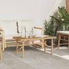 Coffee Table Brown 90 x 50 x 43 cm Bamboo