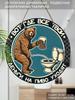 Деревянная подвесная декоративная табличка, украшение для туалета, 2D плоскость, рисунок - медведь, стоящий перед унитазом, подарок на новоселье для друга