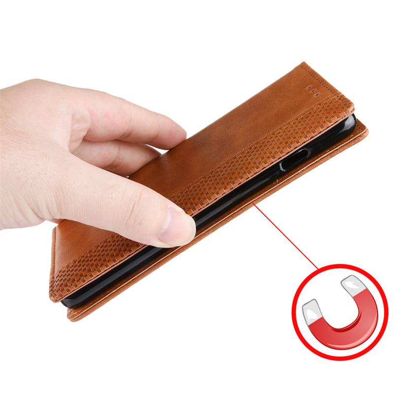 For Samsung Galaxy S24 S24 Plus Leather Retro Self-attaching Phone Case Of Galaxy S24 Ultra Case Flip Magnetic Wallet Cover