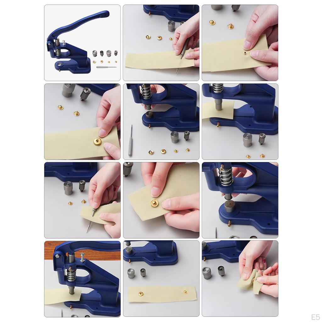 Ручная пробойная машина для установки люверсов, Прочная ручная машина для пробивки отверстий под люверсы, Ручной люверс