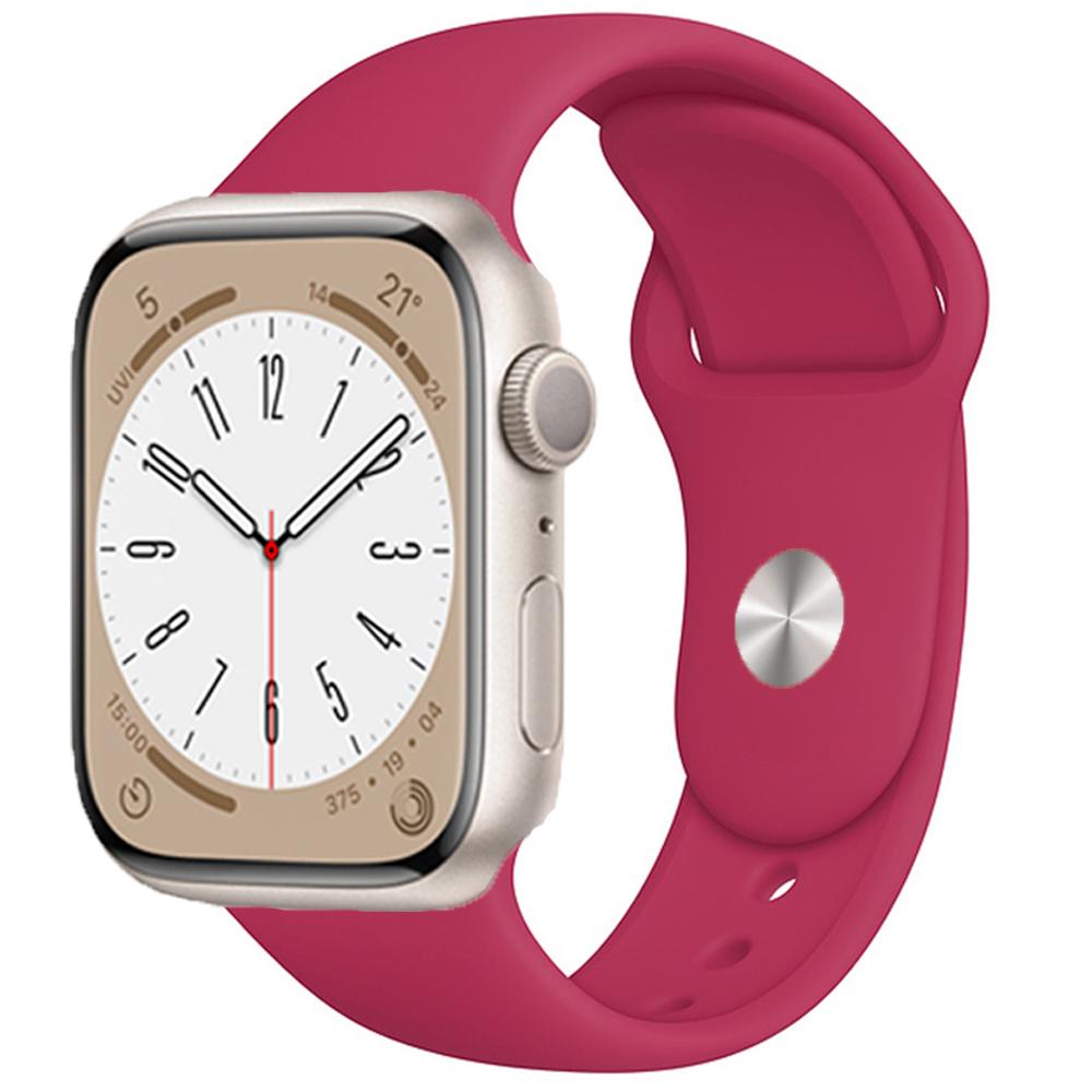 Силиконовый ремешок для Apple Watch Band 49 мм, 45 мм, 44 мм, 42 мм, 41 мм, 40 мм, 38 мм, ремешок для часов, браслет, ремешок iWatch Series 8, 7, 6, 5, 4, 3 SE, ремешок