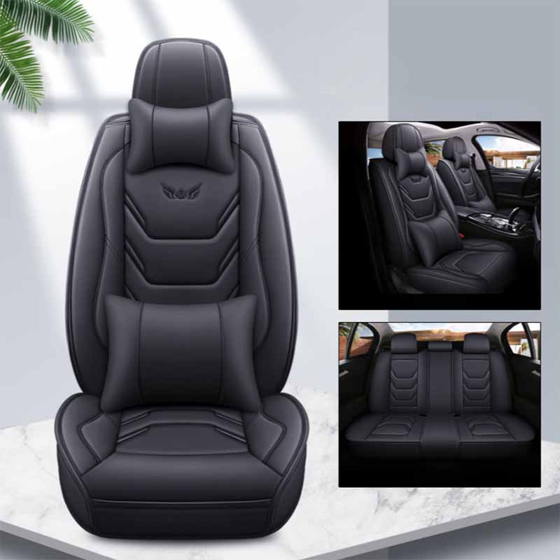 Полный комплект универсальных подушек для автомобильных сидений на 5 мест, водонепроницаемые чехлы для автомобильных сидений с полным охватом, защитные регулируемые съемные подушки для автомобильных сидений