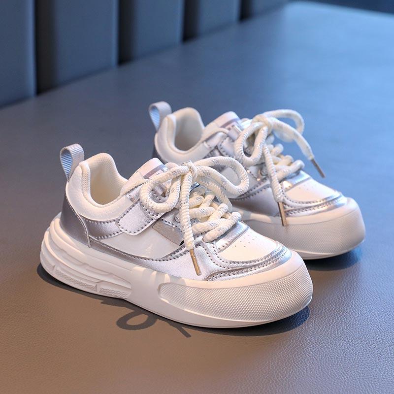 Spring Autumn Girl's Sneakers Non-slip New Children Tennis Shoes Fashion Versatile Kids Causal School Sports Running Shoes Soft