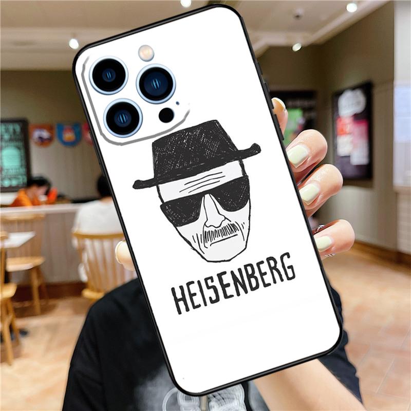 Heisenberg Breaking Bad Case For iPhone 17 16 15 13 12 11 14 Pro Max Mini Plus 16e 17 Air Bumper Cover Accessories
