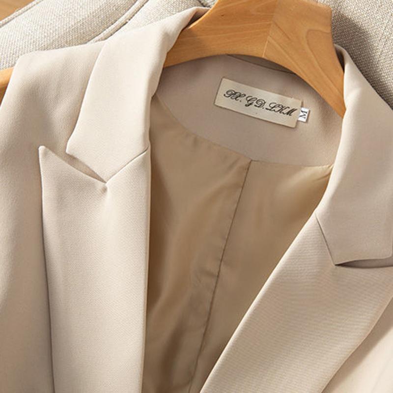 Весенне-летний двубортный костюм, жилет, женский однотонный корейский жилет без рукавов, уличная одежда, женская деловая дизайнерская куртка, пальто