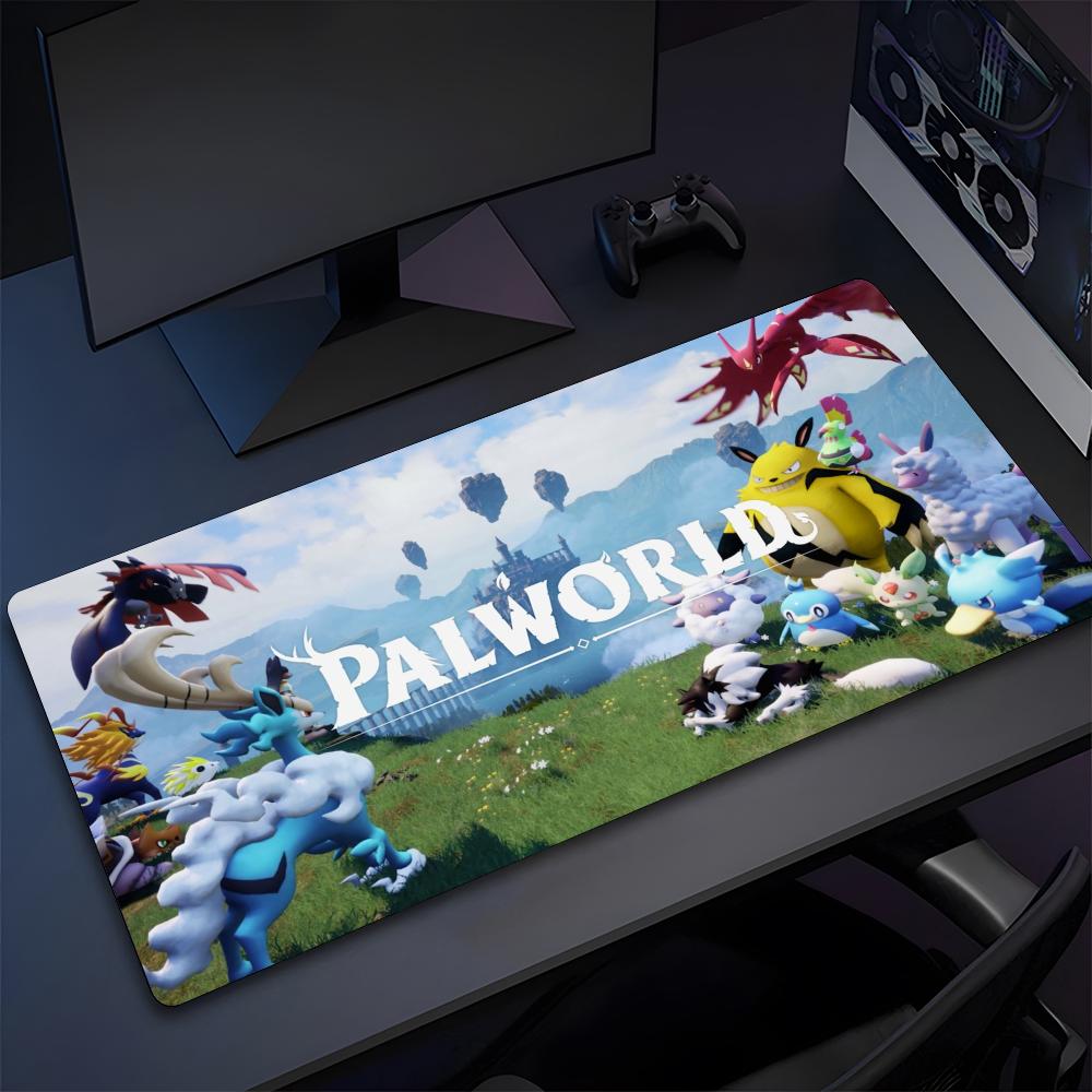 Игровой коврик для мыши P-Palworlds Высококачественный коврик для мыши из натурального каучука Самый профессиональный моющийся коврик для мыши для ноутбука