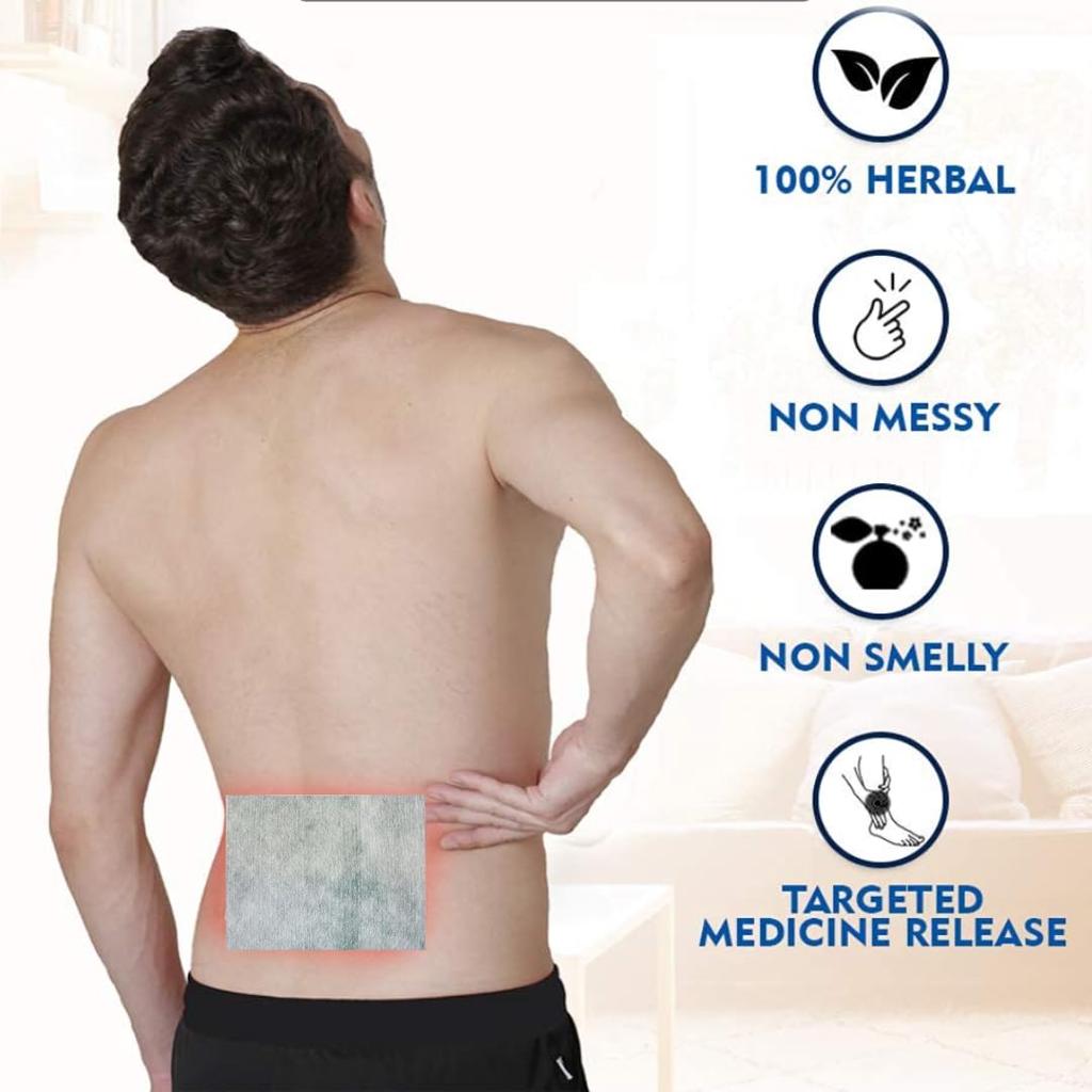 Травяной пластырь для снятия боли УПАКОВКА ИЗ 8 XL-ПЛАСТЫРЕЙ