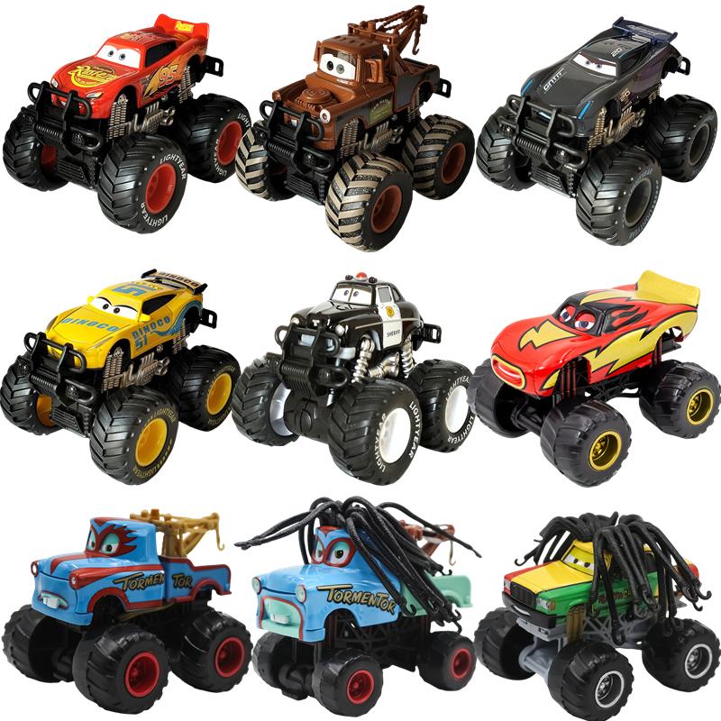 Disney Pixar Тачки Молния МакКуин Мэтр Джексон Шторм Большое Колесо Внедорожник Машинки с Пуллбэк Силой Модели Игрушки Подарки на День Рождения